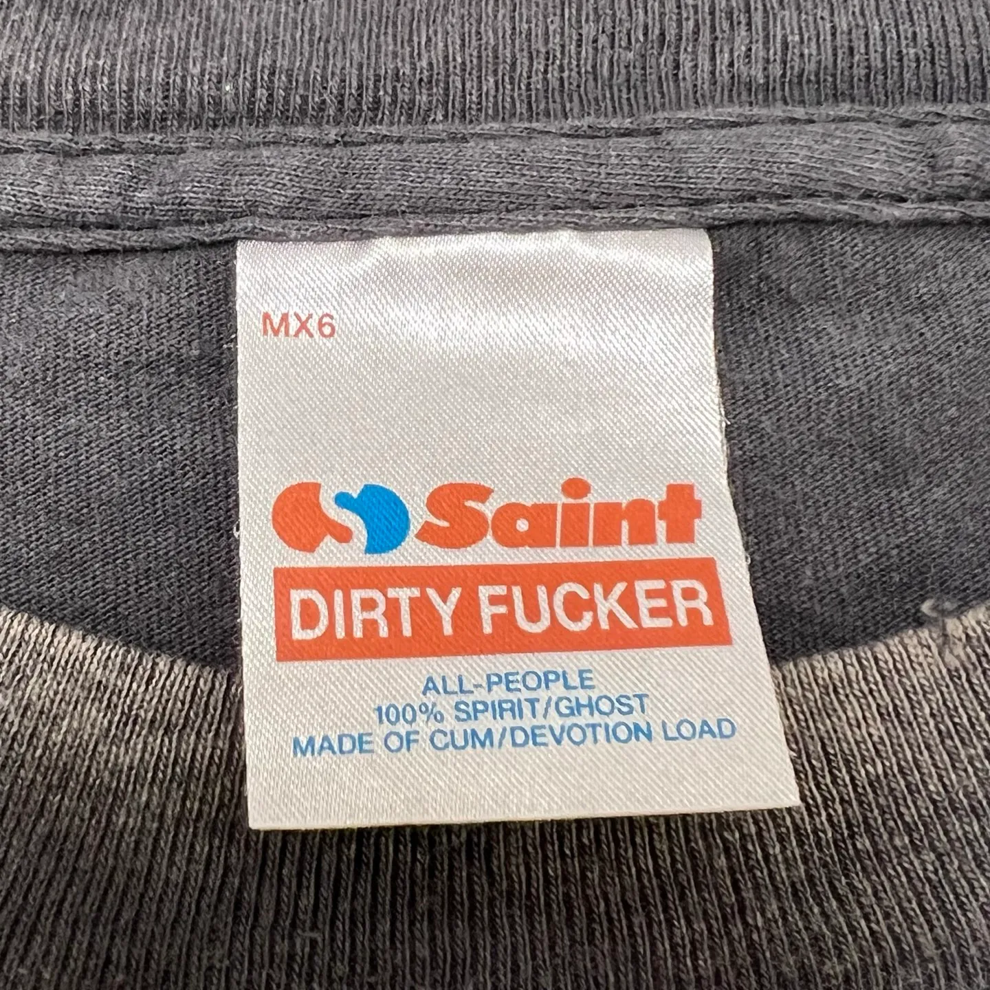 More details SAINT Mxxxxxx x TEFLON DISCO SAINT DISCO ML_LS TEE/BLK Eagle Feather Spider Web Distressed Long Sleeve S-XL Ready-to-wear Assute dyeing, water spray fading treatment, customized TEFLON DISCO co-branded accessories, hand-splashed ink, wormhole fraying treatment, genuine level printing process